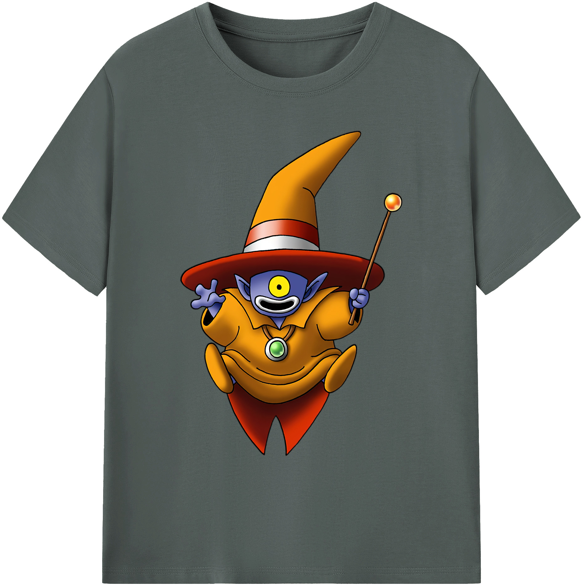 （画像用） ドラゴンクエスト Doragon Kuesuto Dragon Quest 綿100％ メンズ半袖Tシャツ｜肌触りやわらか＆通気性